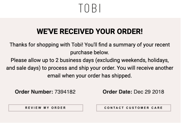 How To Send Effective Order Confirmation Emails [Examples + Template]